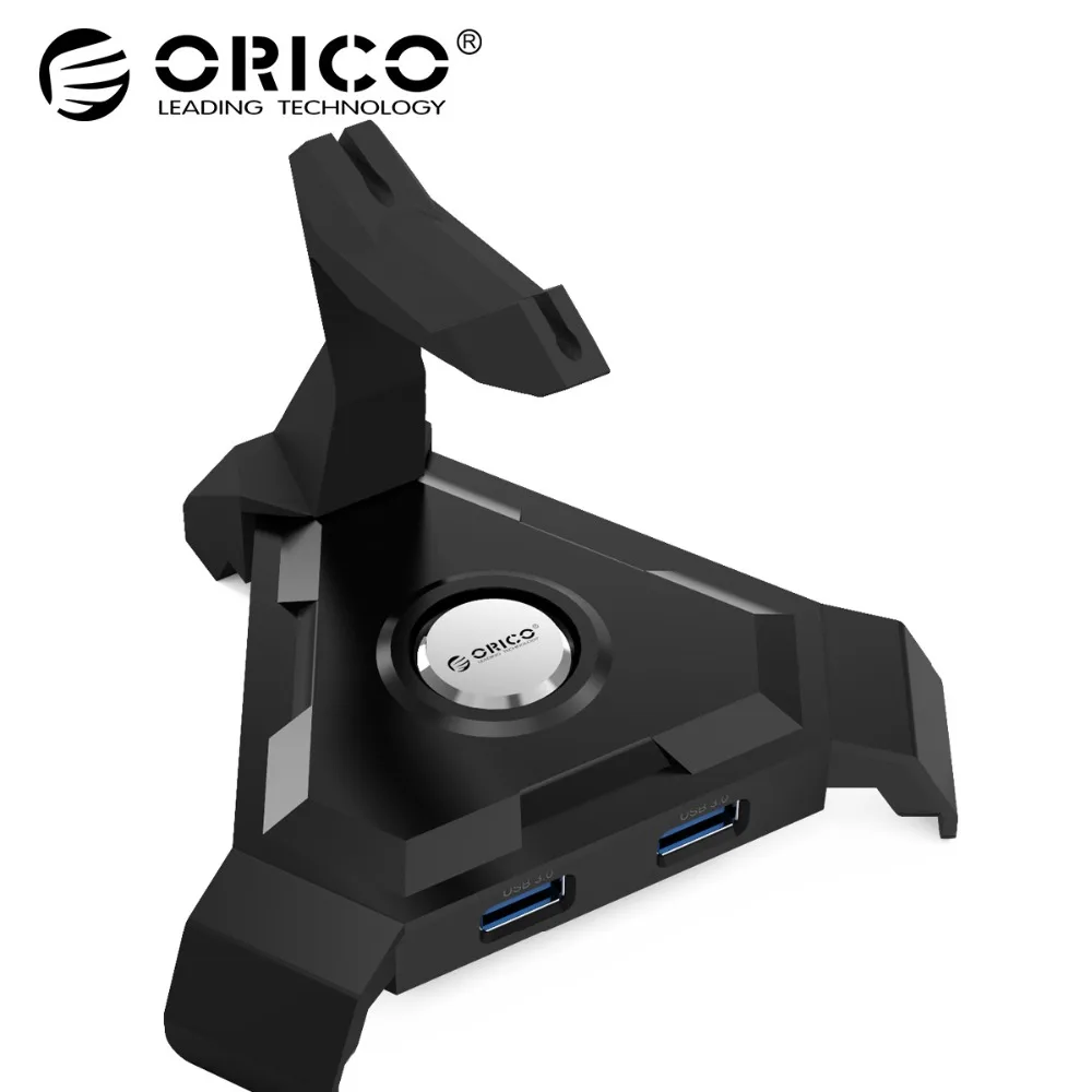 

ORICO LH4CS Mouse Cable Management 4 Ports USB3.0 HUB with 5V2.4A Charger DC12V2A EU Plug