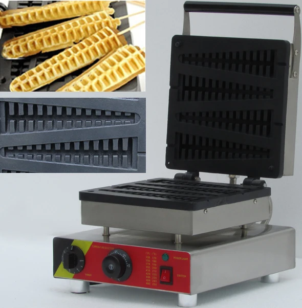 Electric commercial lolly waffle stick maker /hong kong lolly waffle