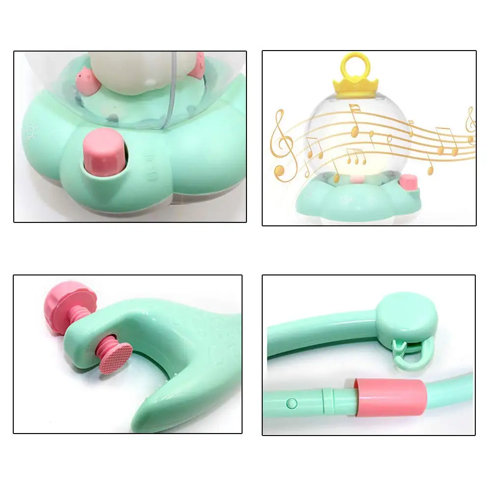 Rotation Baby Bed bell Toy Rattles Projection Crib Mobile Musical Bed Bell Rattles Early Learning Newborn Toys 0-12 Months