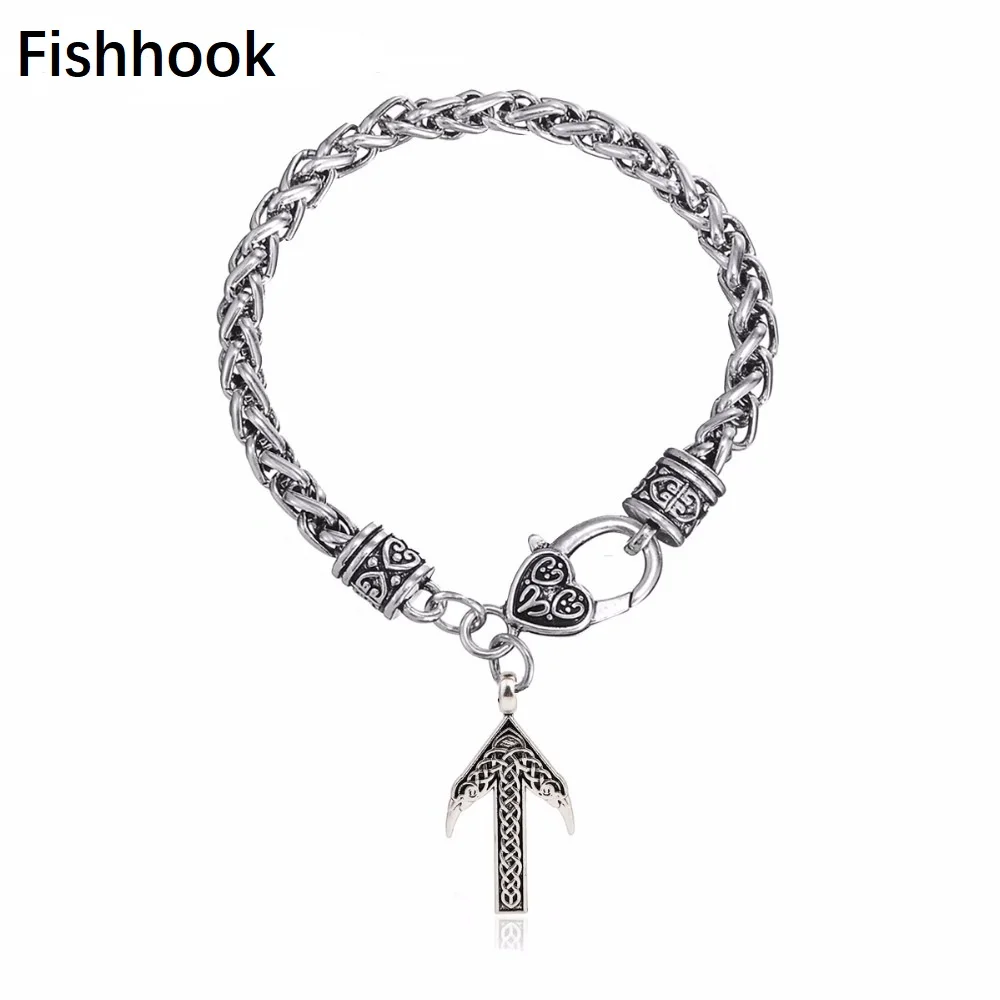 Fishhook, нордический стиль, три руны, мужские, Teiwaz, Виктория, солнце, подвески, ожерелья и браслеты, изготовление для викингов, Этнические украшения