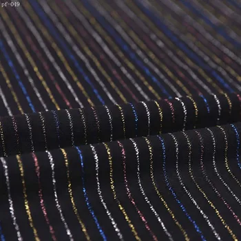 

spandex shimmer fabric shiny stripes T-shirt fashionable dress T shirt bright metallic jersey fabric