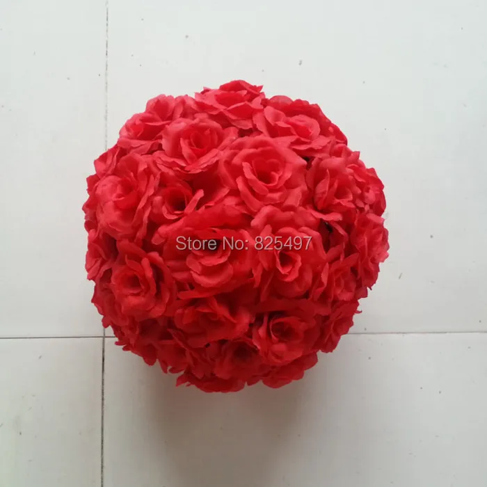 Artificial Flowers Roses Bouquets Wedding Decoration Red Rose Ball