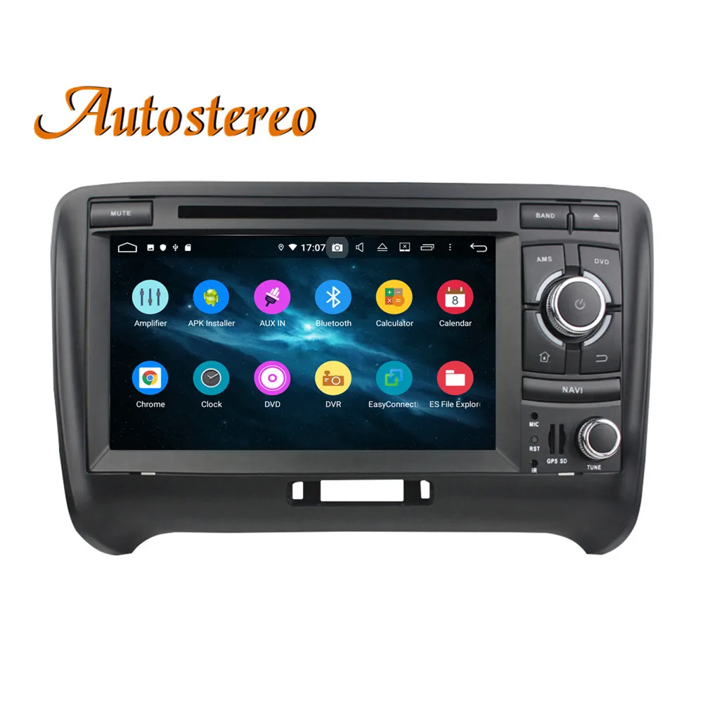 Top DSP Android 9 Car DVD Player GPS navigation For Audi TT 2006-2014 headunit multimedia player radio tape recorder auto stereo IPS 2