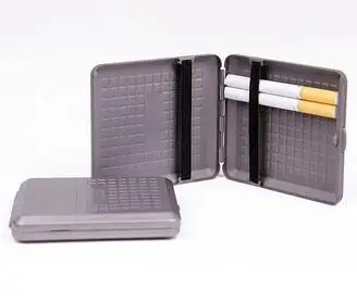 

EDCGEAR Box 90mm Pure Titanium Compression Resistance 20-Cigarette Case with Metal Spring Arm Anti-rust pocket multi tools