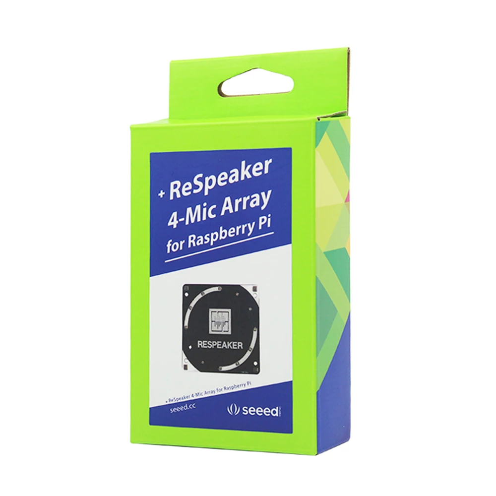 ReSpeaker 4-Mic массив для Raspberry Pi, является четырехмикрофонной платой расширения