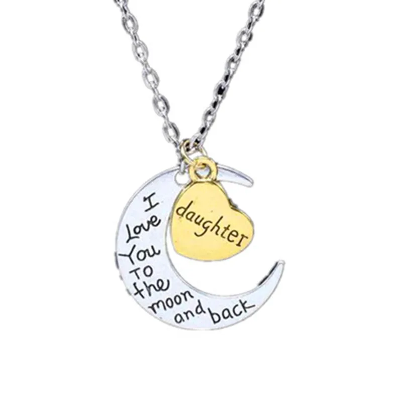 Necklace|necklace gold heart|moon 