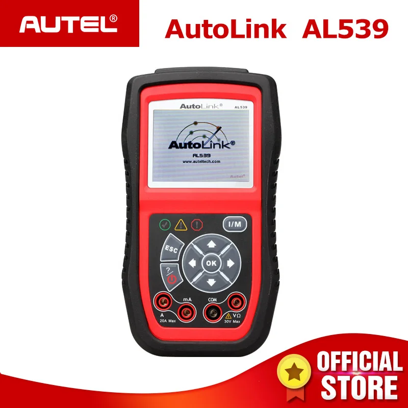 

Autel AutoLink AL539 OBDII CAN Electrical Test Tool OBD 2 Code Reader OBD2 Scanner Car Diagnostic Tool Free Update Lifetime