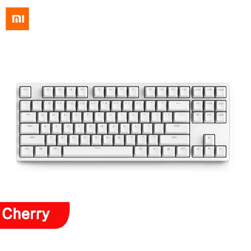 

Xiaomi Keyboard Wired MK01B 87 keys Cherry Switch Aluminium Alloy Mechanical Gaming Keyboard LED Backlit