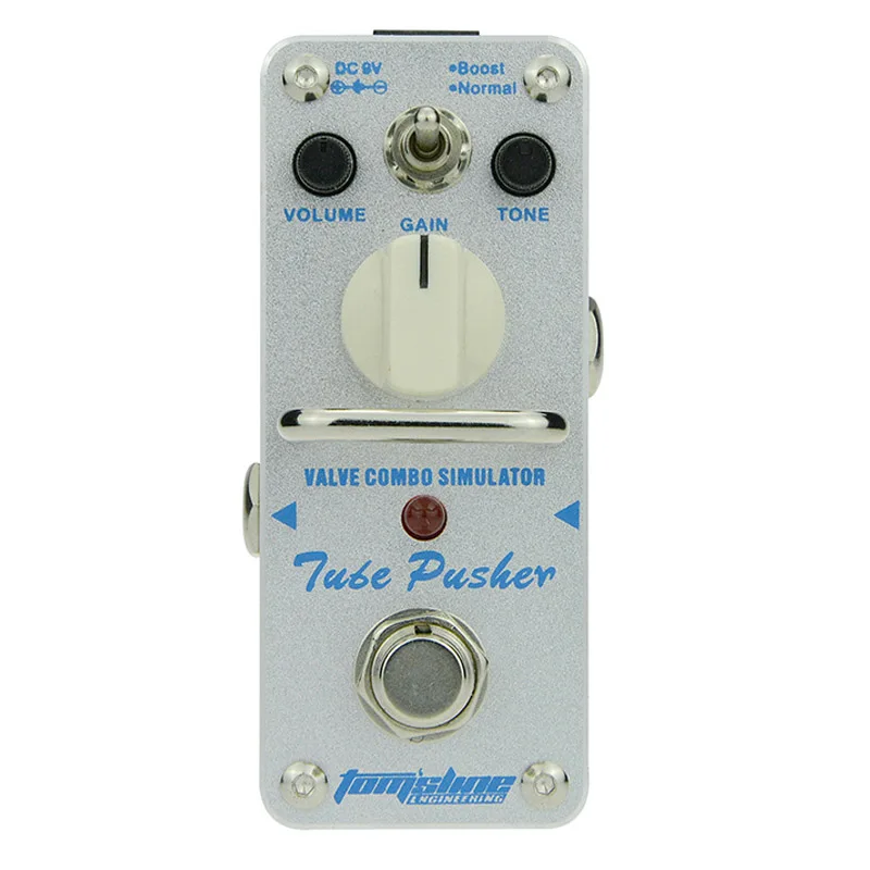 

AROMA AVS-3 Valve Stack Simulator Guitar Effect Pedal Tube Distortion Tone of a Valve Combo Amplifier Guitar Pedal True Bypass