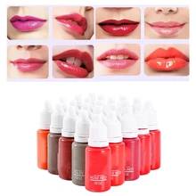 6 шт./упак. для бровей и подводки для глаз и губ постоянный пигмент для перманентного макияжа бренд Микро Пигмент длительный 15 мл косметические товары