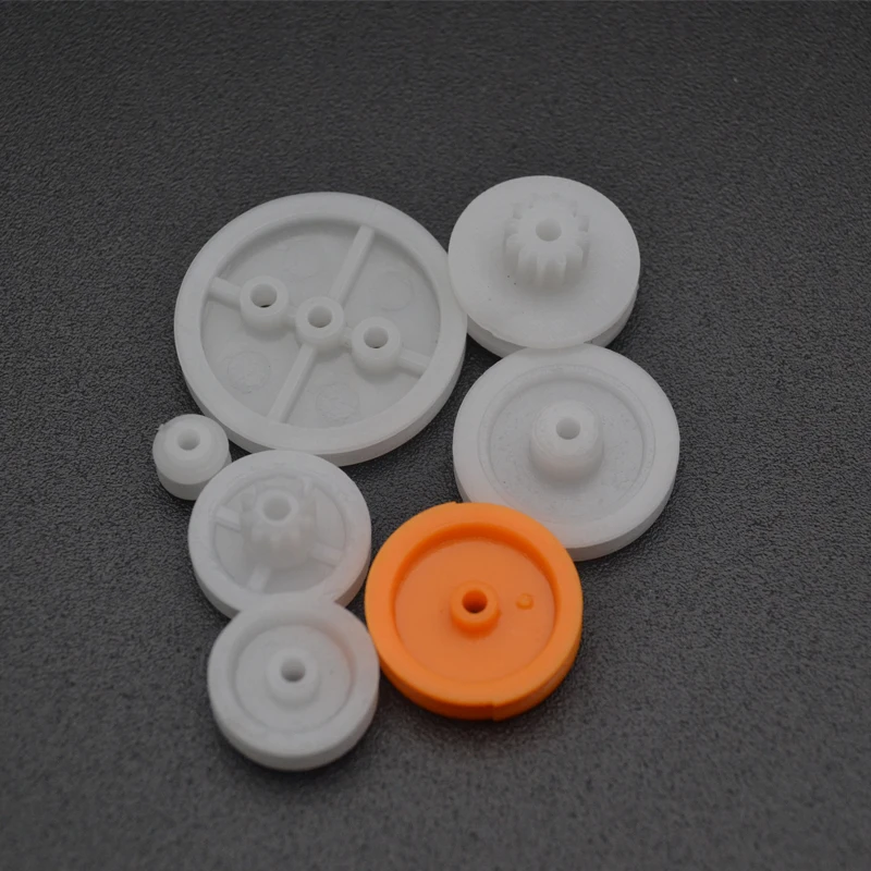 

7kinds Kits Plsatic Gears Belt Pulley Transmisssion Accessaries For DIY Model