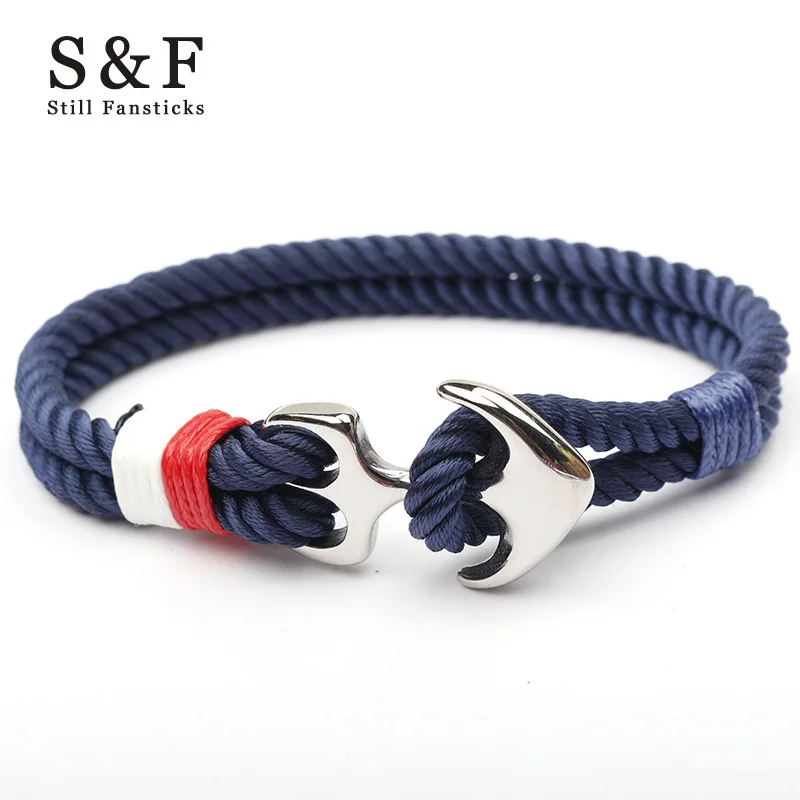 Женский браслет с якорем из нержавеющей стали Erkek Bileklik Pulseira Masculina Feminina мужские