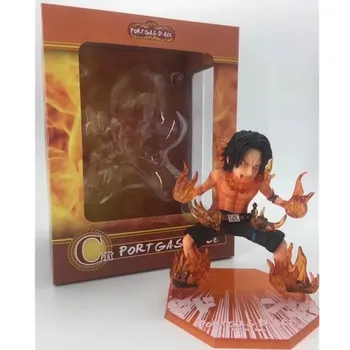 

16CM PVC Japanese Anime Figure ONE PIECE Portgas D Ace Flame Ver. War Over Dome Action Figure Collectible Model Toys L1200