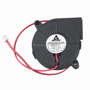 

5 pieces lot 5V 2Pin 2.0 Brushless Turbine Blower Cooling Fan 50mm x 15mm 5cm Exhaust DC Fan
