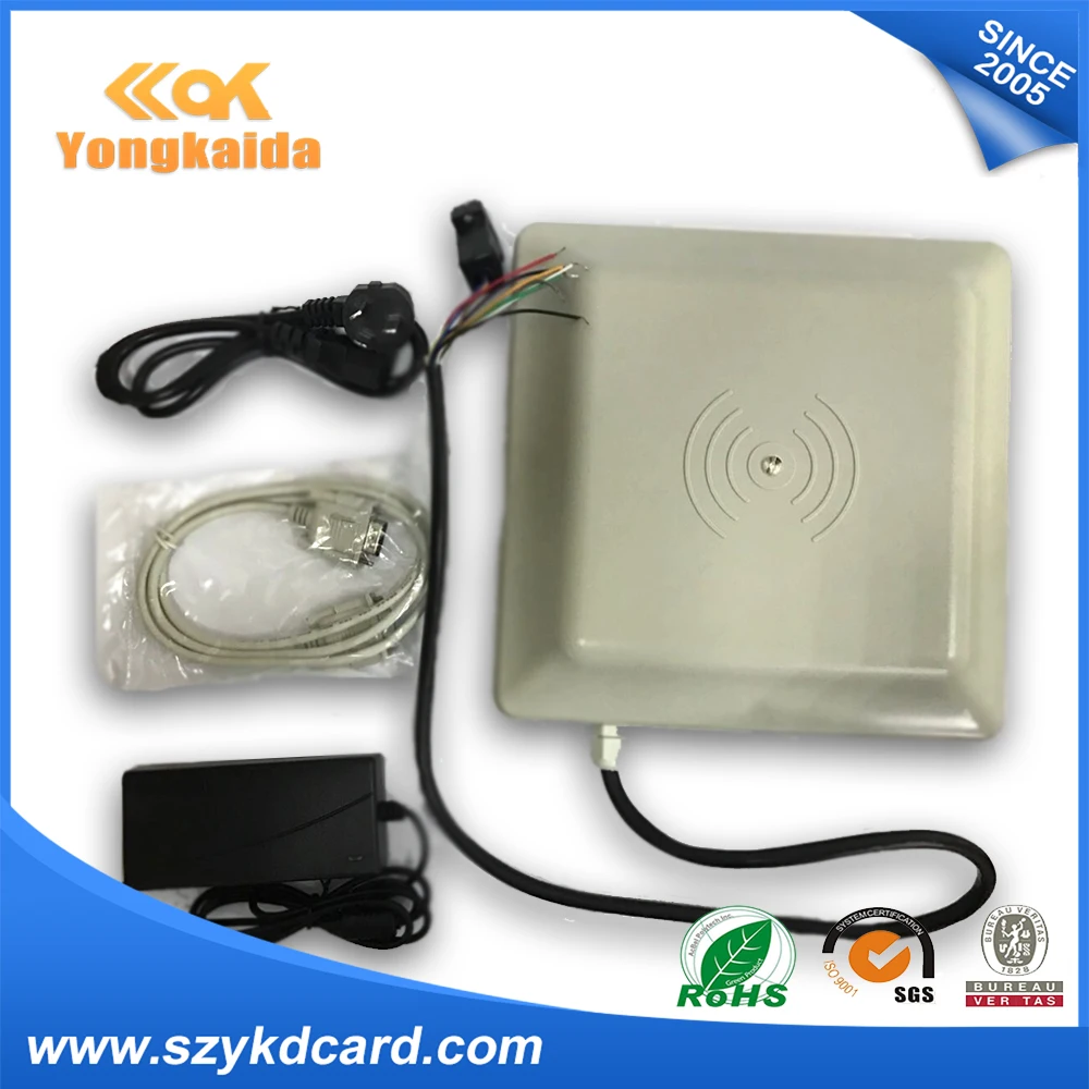 

YongKaiDa 5m long distance rfid reader rs232 rs485 waterproof iso 18000-6c/b uhf rfid reader