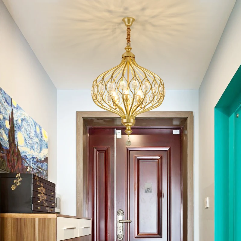 Günstig Moderne Kristall Kronleuchter Beleuchtung Für Küche Schlafzimmer Kunst deco LED Kronleuchter Decke Ausgesetzt Lampen candelabro de cristal