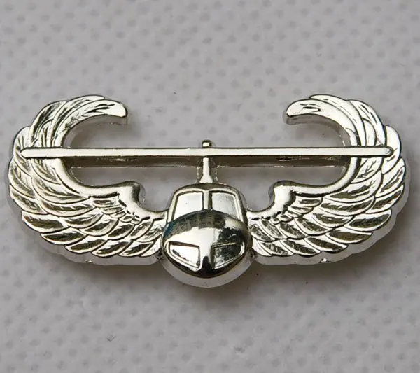 США ВВС AIR ASSAULT QUALIFICATION металлический знак 32199|badge mercedes|metal security badgesbadge cutter |