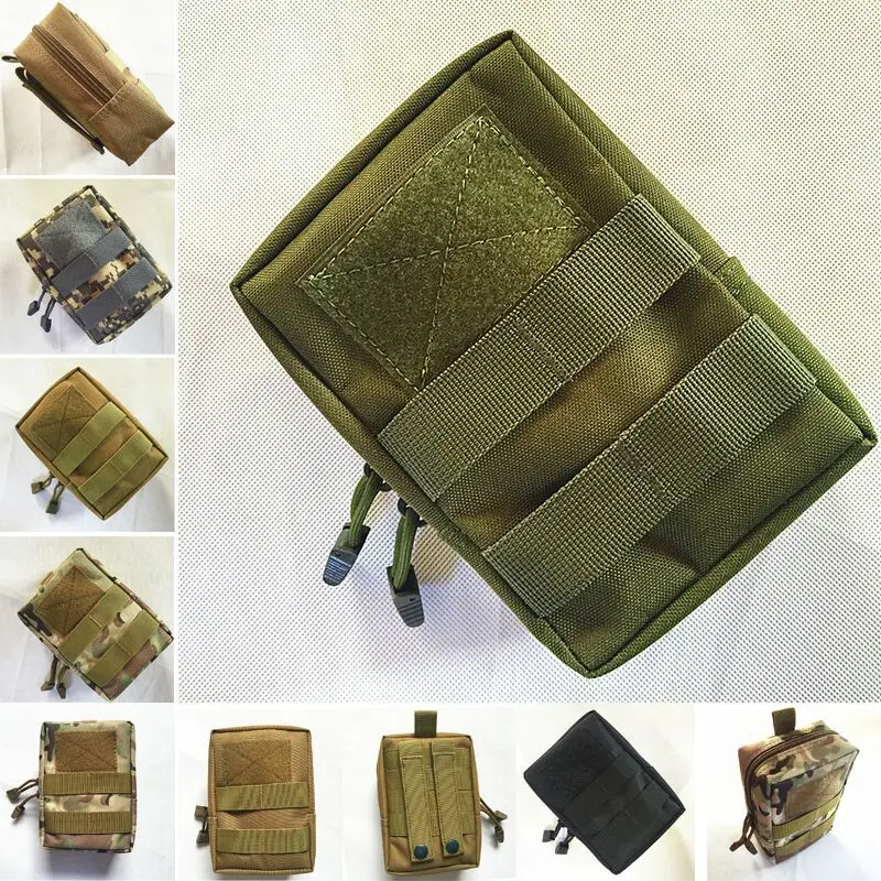 

New Tactical Military Hunting Small Waterproof Sundries Bag Small Utility Zippered Key Pouch Outdoor Sports Bag