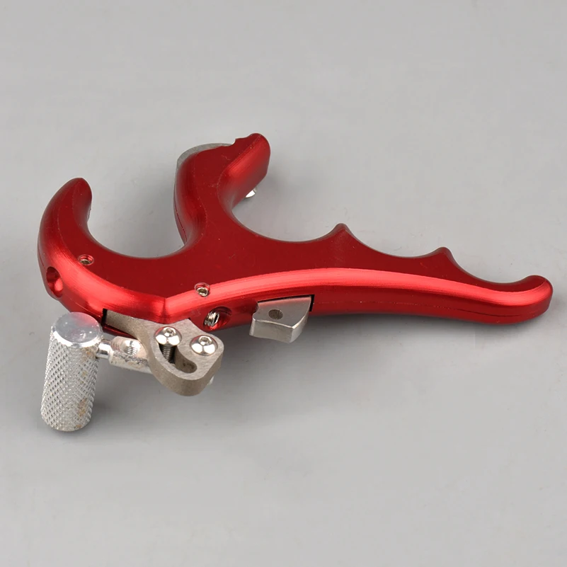 Wolf Edelstahl 4 Finger Grip Sattel Mitteilung Hilfe in Rot Farbe Bogenschießen Sattel Grip Release für Verbindung Bogen Jagd Wolf Edelstahl 4 Finger Grip Sattel Mitteilung Hilfe in Rot Farbe Bogenschießen Sattel Grip Release für Verbindung Bogen Jagd