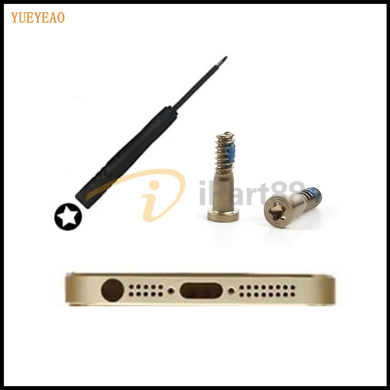 YUEYAO Pentalobe звездные винты нижние + 5 звезд отвертка для iPhone|star screw|screw screwscrewdriver pentalobe |