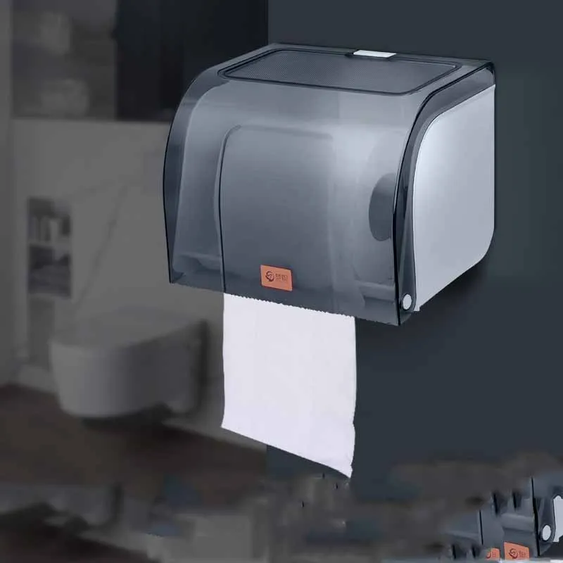 Туалетный лоток туба для бумажных полотенец Водонепроницаемая коробка для салфеток для туалета всасывание от пробивки бумажной трубки держатель бумаги
