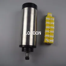 CNC Комплект шпинделя ER11 Air cooling 1.5KW шпиндель с 4 шт. подшипник+ 13 шт. ER11 цанговый