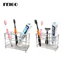 FEIGO многоцелевой Stainle сталь держатель для зубной пасты и для зубной щетки держатель бритвы туалетные принадлежности хранения ванная