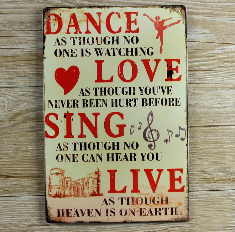 Metal Wall Signs popular dance sign-buy cheap dance sign lots from china dance sign Metal Wall Signs popular dance sign-buy cheap dance sign lots from china dance sign