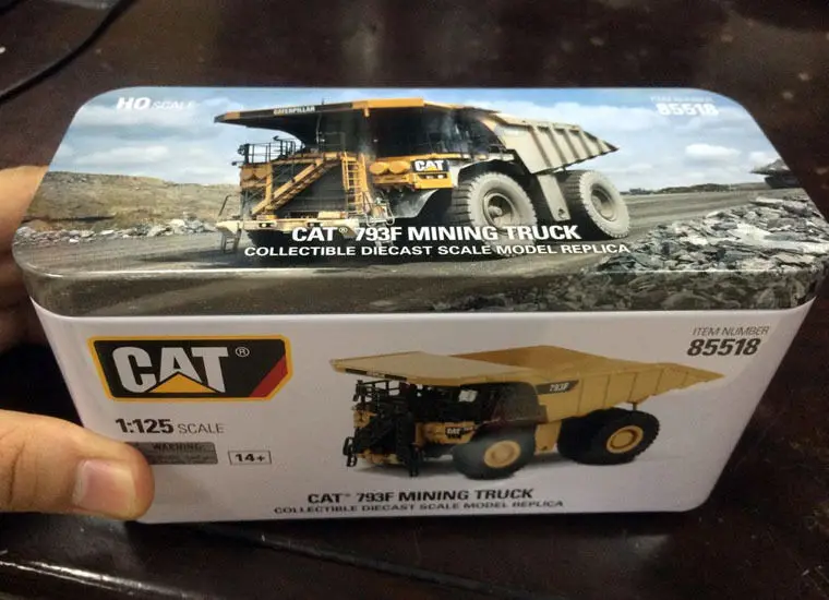 Новая модель Box DM Cat 793F горный грузовик литье под давлением в масштабе 1:125 #85518|mining