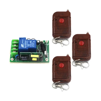 

New Arrival Wireless Remote Control Wall Light Switch 433MHZ AC 85V-250V 30A Smart Home Control SKU: 5306