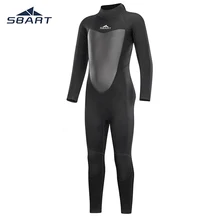 Неопреновые Детские гидрокостюмы с длинными рукавами, костюмы для дайвинга для мальчиков/девочек, детские рашгарды, цельные детские костюмы для серфинга и плавания