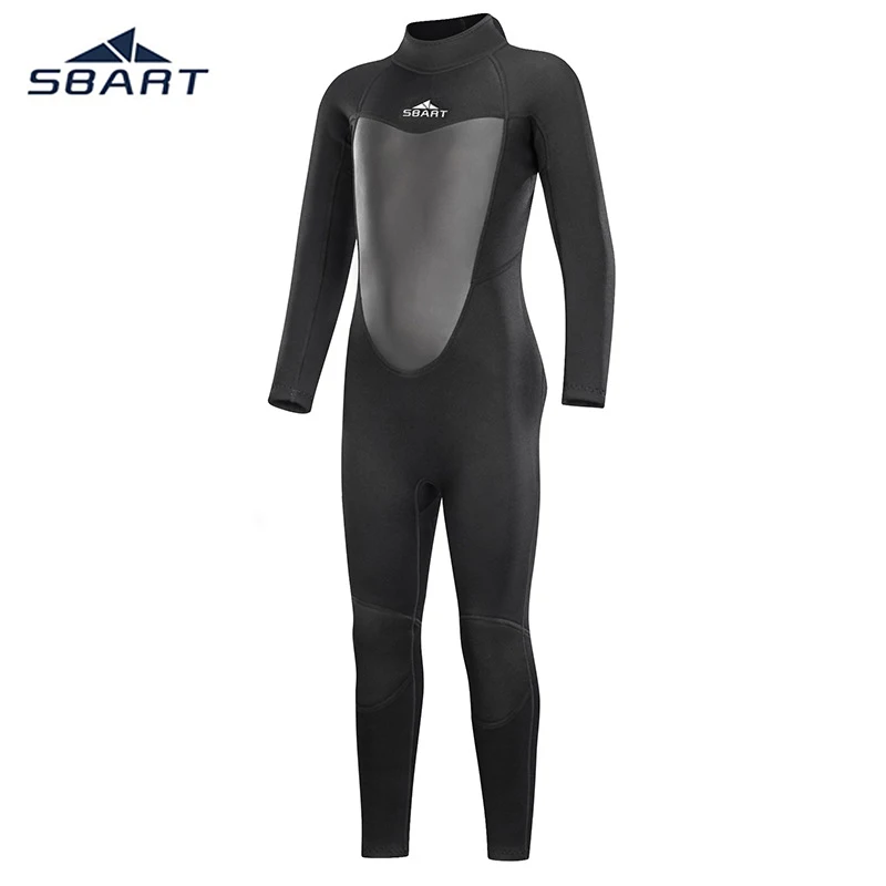 النيوبرين طويل الأكمام الاطفال ملابس الغوص بدل غطس للأولاد/الفتيات الأطفال طفح الحرس واحد قطع تصفح السباحة غص الأطفال