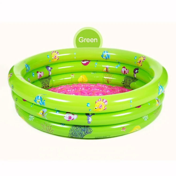Надувной бассейн детский бассейн портативный открытый детский бассейн Ванна детский бассейн водные игры - Цвет: Green  130cm
