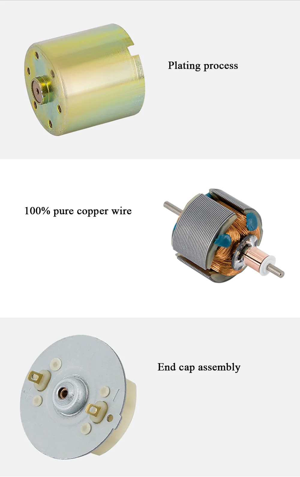 DC 5 V ~ 9 V 670 tr//min ~ 1200 tr//min Mini N20 Gearbox Motor Micro speed reduction gear motor