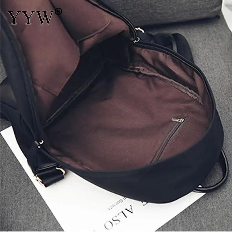 Одноцветный модный холщовый рюкзак женский серый Противоугонный рюкзак для девочек-подростков женский черный повседневный маленький школьный рюкзак