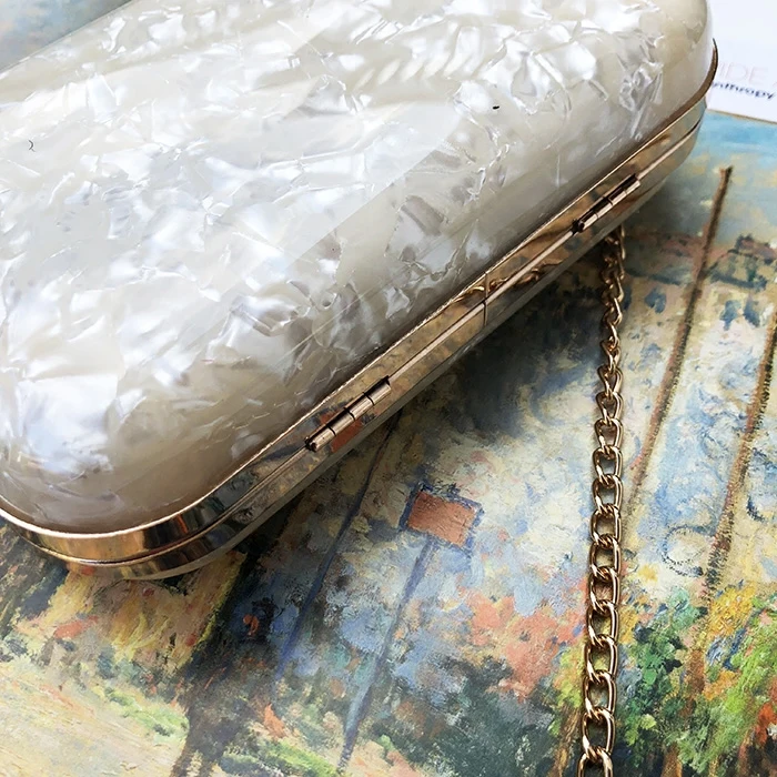 cream evening bolsa