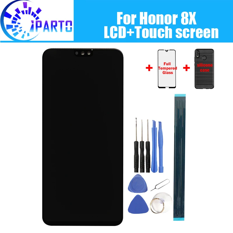 

6.5 inch for Honor 8X LCD Display+Touch Screen 100% Original Tested LCD Digitizer Glass Panel Replacement For Honor 8X