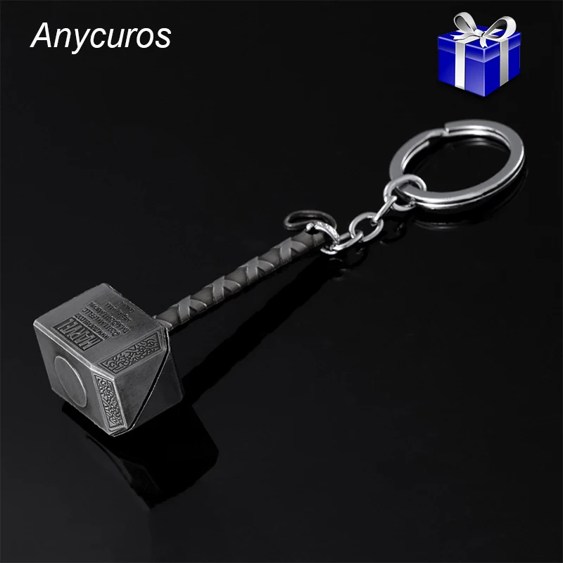 Брелок из цинкового сплава для автомобиля Мстители Alliance Thor Hammer брелоки оружия