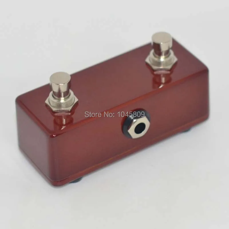 NEW GUITAR Moment Foot Switch DUAL 2 CHANNEL Maroon FOOTSWITCH