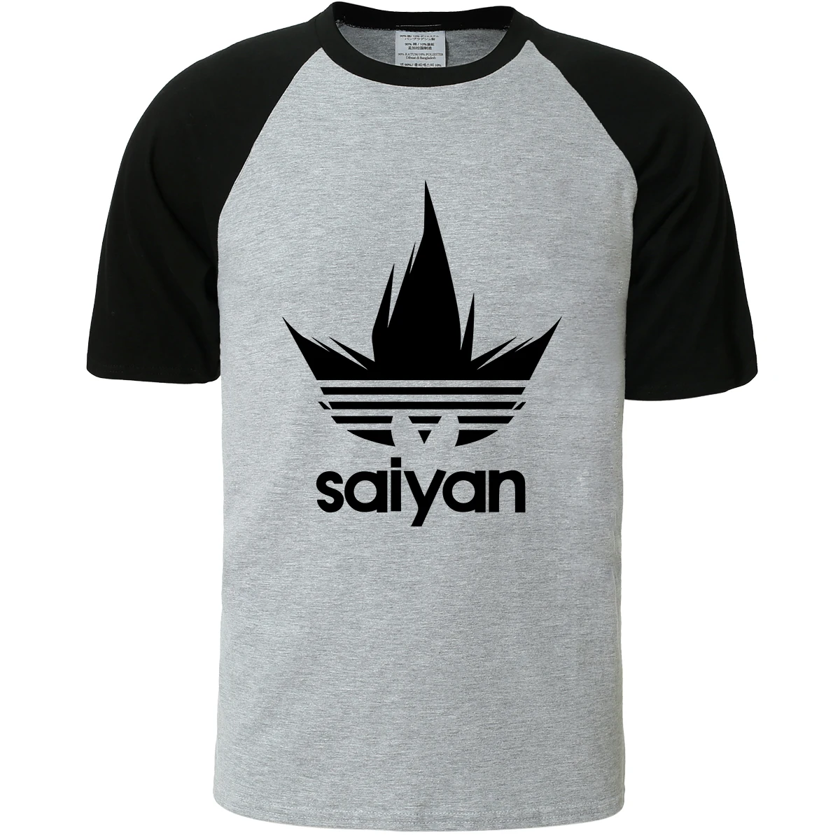 

2019 New Arrival Streetwear T Shirt Men Top Japan Anime Tshirt Dragon Ball Z Harajuku Men's T-shirts Raglan Sleeve T-shirt Tops
