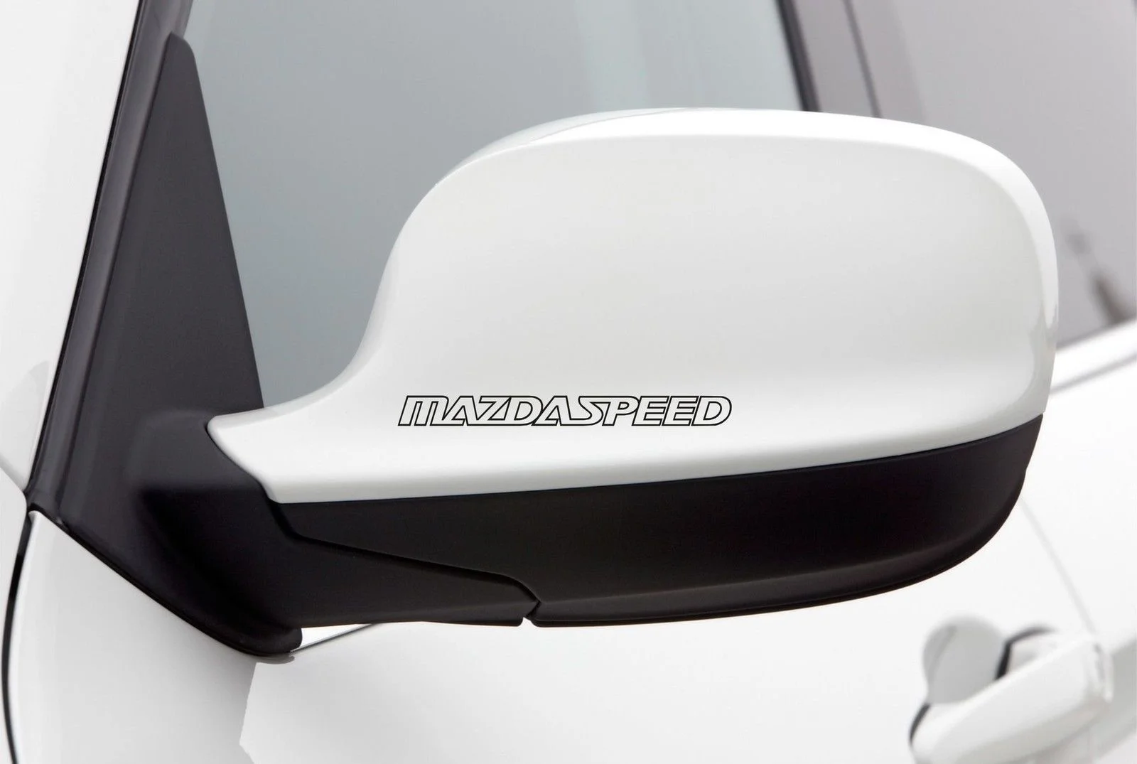 

For 4x Wing Mirror Stickers fits Mazda Speed Car Decal Vinyl Adhesive AL43