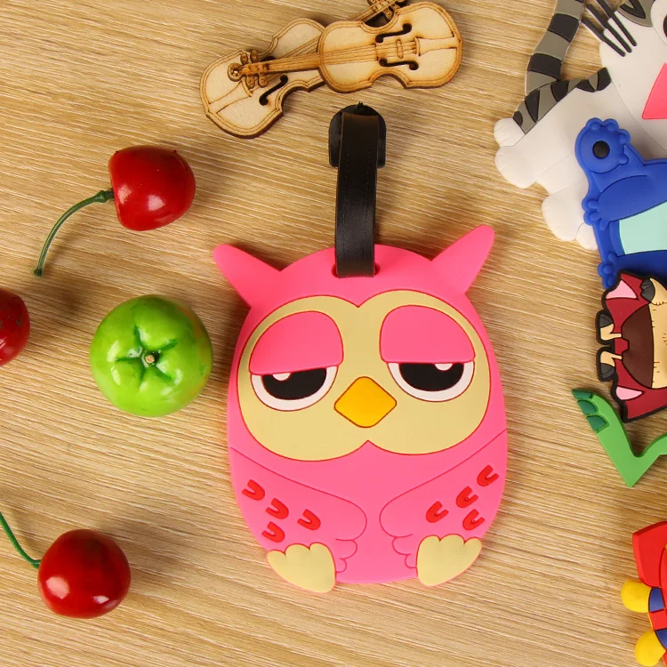 Travel Accessories Animal Cartoon Luggage Tag Suitcase ID Address Holder Baggage Boarding Tags Portable Label Travel Accessories Animal Cartoon Luggage Tag Suitcase ID Address Holder Baggage Boarding Tags Portable Label