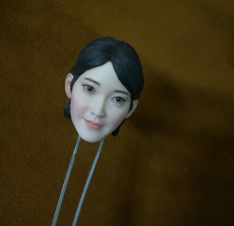 1/6 Stewardess Air Hostess Flight Attendant Head Sculptin Action & Toy