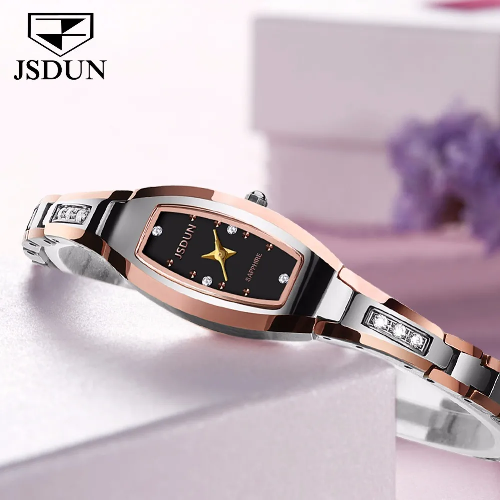 OLEVS Tungsten steel Rose Gold Watch Women Quartz Watches Ladies Top Brand Luxury Female Wrist Watch Girl Clock Relogio feminino