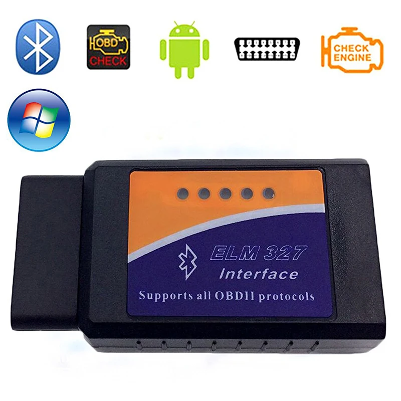 Bluetooth OBD2 Code Reader Adapter Bluetooth Auto Diagnostic Scan Tool Compatible with Android