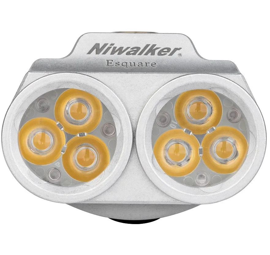 Niwalker 21700 Фонарик светодиодный маленький фонарик MM6S(eH) LT USB Перезаряжаемый Мини Кемпинг 5500 люменов Cree 6 WL серебристый легкий