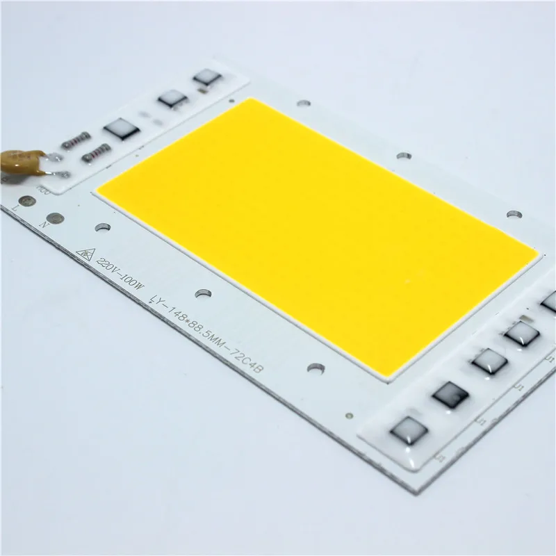 Светодиодный чип COB лампы 50 Вт 100 150 AC 220 В Smart IC DIY светодиодный прожектор дневной