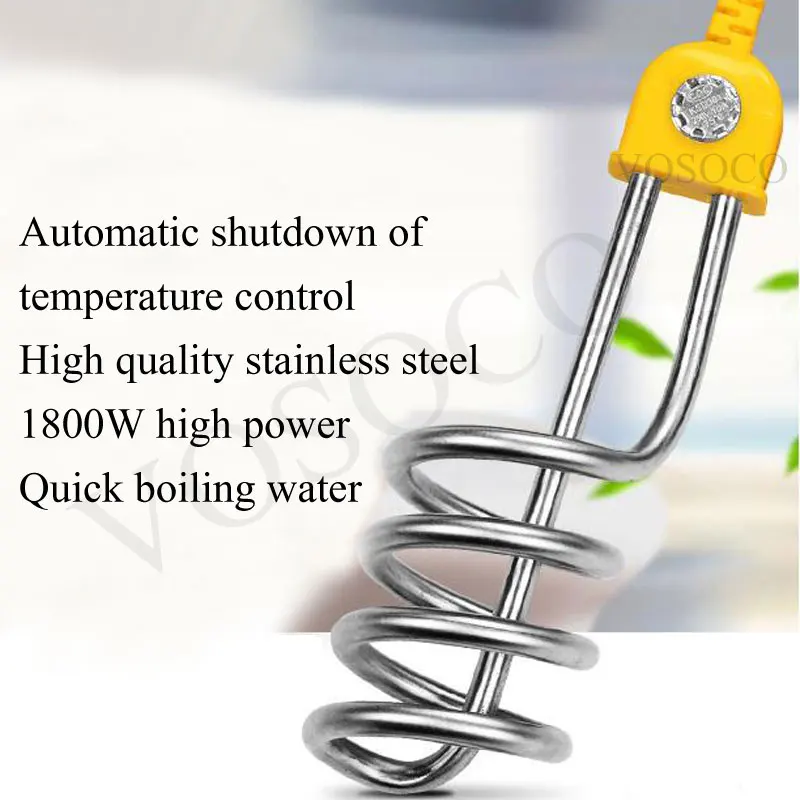 1800 Вт машина для горячей воды Автоматическая защита от отключения питания с температурный контроль, электрический водонагреватель быстрый нагрев воды 220 В