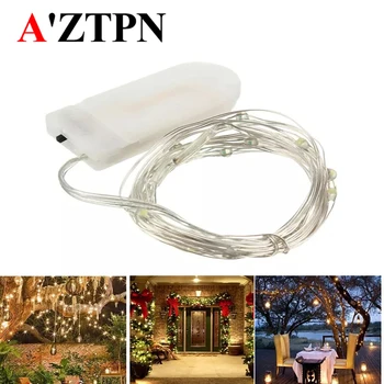 

LED String lights Silver Wire Holiday Fairy String Night Lights Lamps For Garland Home Christmas Wedding Party Holidays Lights