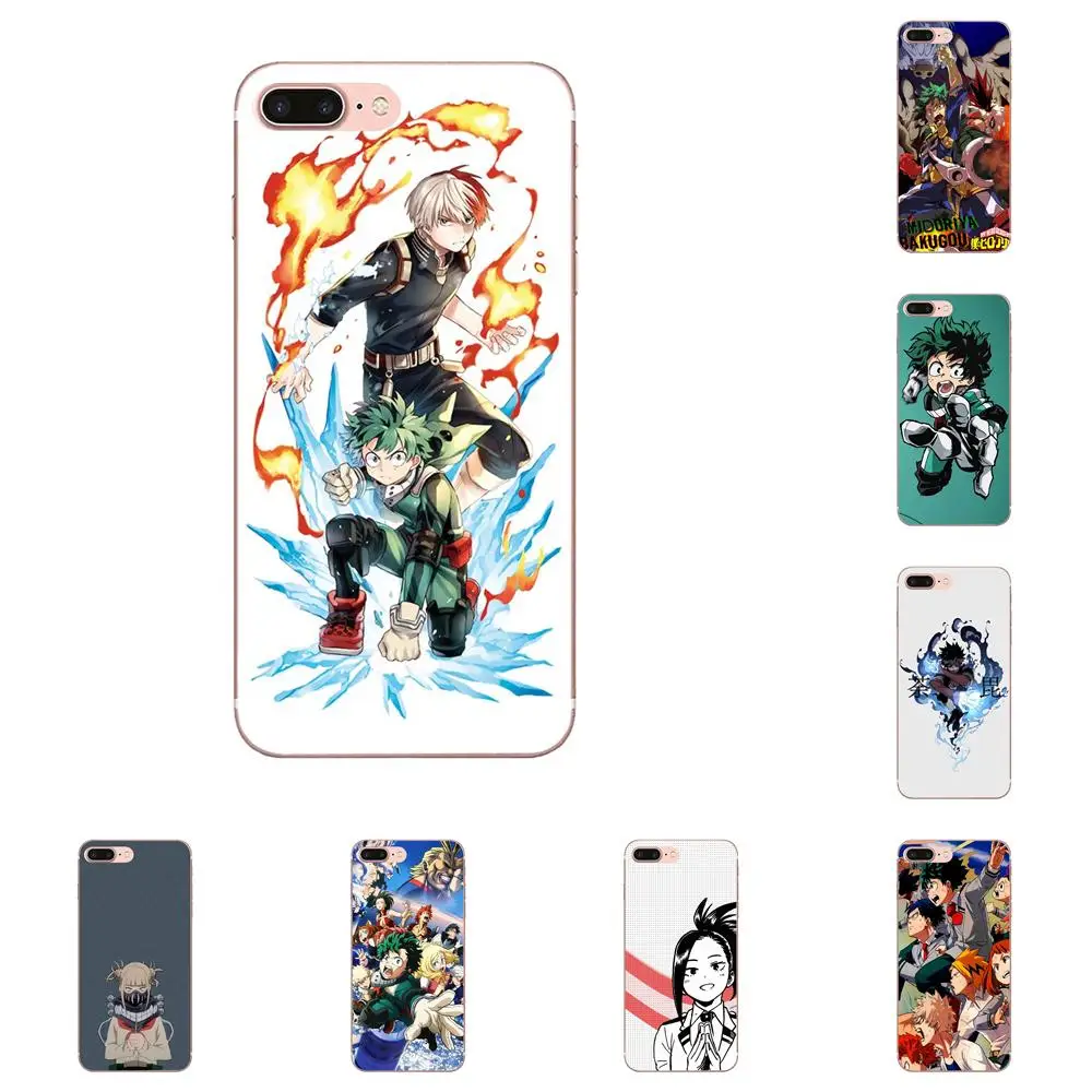 For Xiaomi Note 3 4 Mi3 Mi4 Mi4C Mi4i Mi5 Mi 5S 5X 6 6X A1 Max Mix 2 New Case Black Phone Anime My Hero Academia Novelty Fundas | Мобильные